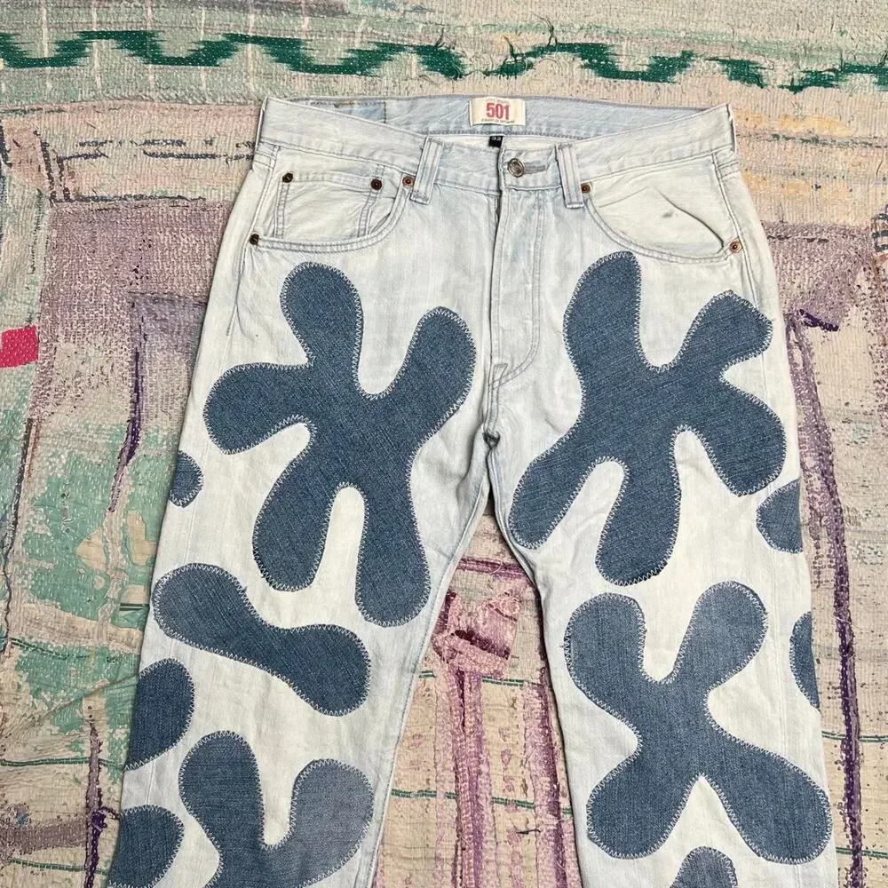 Levis custom upcycled